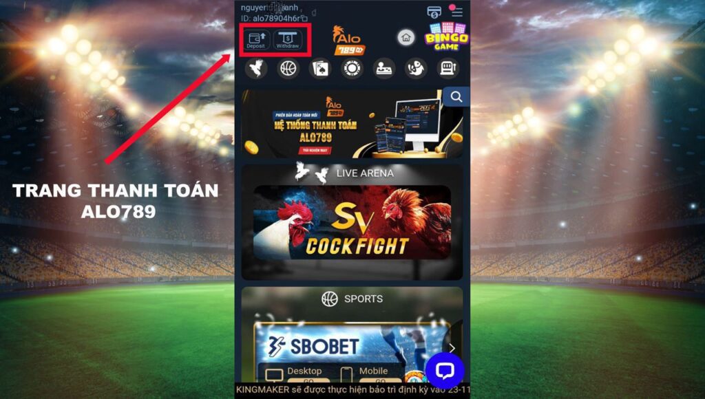 Hướng dẫn nạp tiền alo789 đơn giản và nhanh chóng nhất 3 Nạp tiền alo789 3